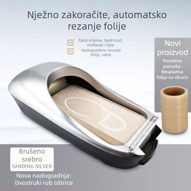 Inteligentni stroj za navlake za cipele, potpuno automatski, za kućnu upotrebu, jednokratne navlake za cipele, unutarnja kutija za navlake