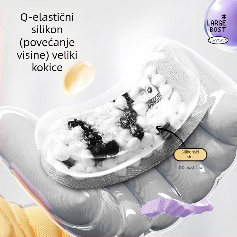 Ulošci za potporu luka i povećanje visine, silikon, unisex
