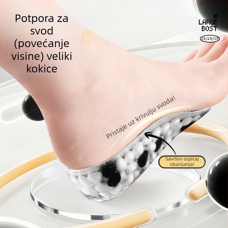 Ulošci za potporu luka i povećanje visine, silikon, unisex