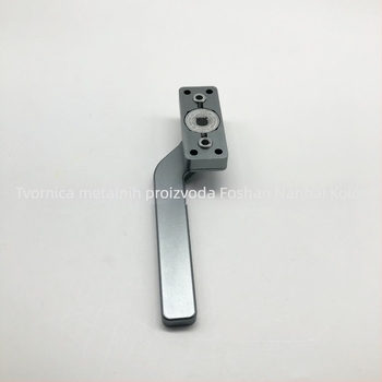 Kvaka za vrata i prozor od aluminijske legure, anodizirani završetak, integrirani hardver za mrežu prozora