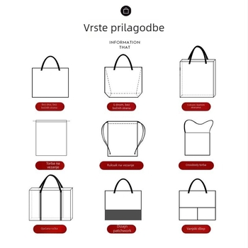 Platnena torba preko ramena – prilagodljiva, velika kapaciteta, za svakodnevnu upotrebu i studente – otisak logotipa