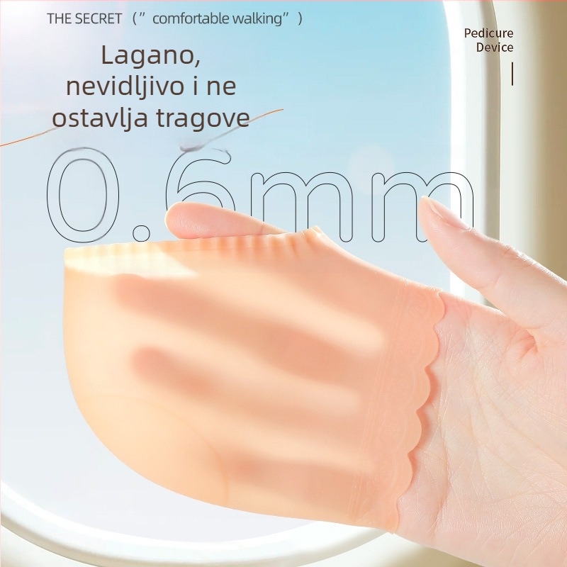 Ultra-tanki silikon zaštitnik pete, vlažni zaštitni sloj protiv ispucavanja