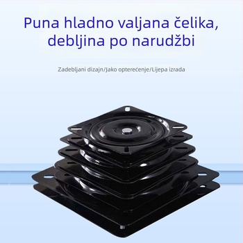 Okretni željezni turntable za namještaj, veličine 6/8/10 inča, baza za barske stolice i stalak za izlaganje stolice