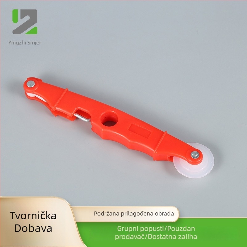 Alat za montažu mreže za prozor s kolutićem za pritisak i kukom, aluminijska legura