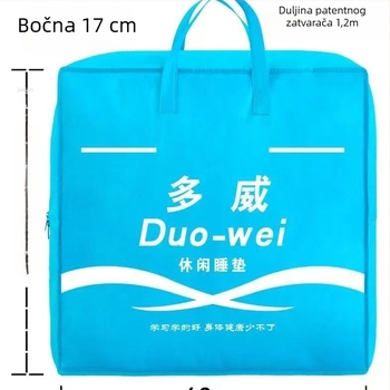 Duowei torba za pohranu spavaće podloge, netkani materijal, jednobojni zatvarač, velika kapacitet