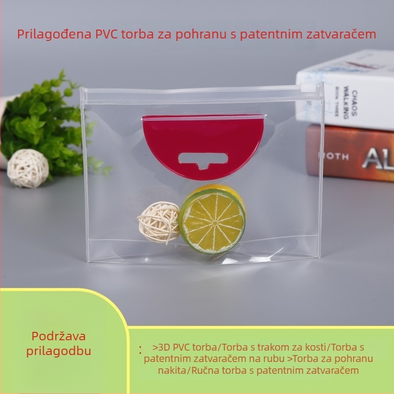 PVC mini torbica za pohranu s izvlačnim remenom, EVA crtić fajl organizator za školske potrepštine