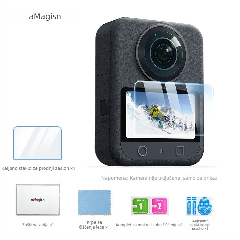 Amagisn Zaštitno staklo zaslon DJI Osmo 360 Panoramsko