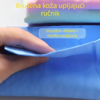 Debeli velur ručnik za čišćenje stakla automobila, bez dlačica, upijajući ručnik za pranje auta i sušenje
