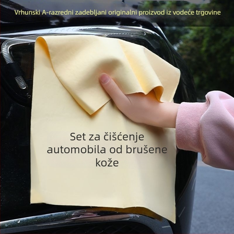 Debeli velur ručnik za čišćenje stakla automobila, bez dlačica, upijajući ručnik za pranje auta i sušenje