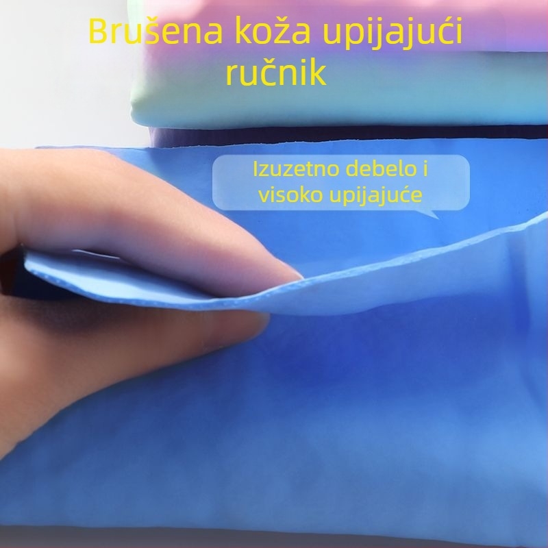 Debeli velur ručnik za čišćenje stakla automobila, bez dlačica, upijajući ručnik za pranje auta i sušenje