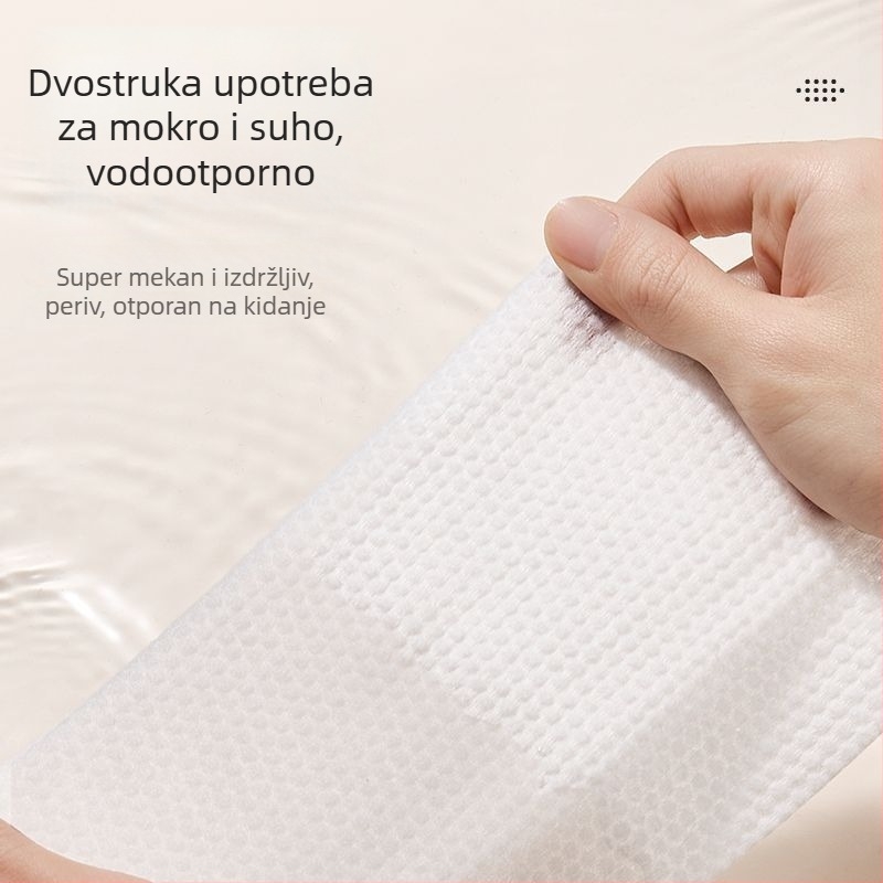 Vješena jednokratna kuhinjska krpa, upija vodu i masnoću, dvostruka uporaba mokro i suho čišćenje