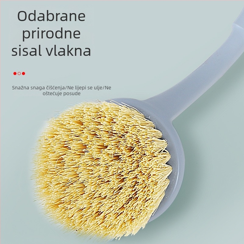 Good Wife Četka za posuđe – Kuhinjska četka s dugačkim držalom, otporna na masnoće, uklanja naslage i masnoću