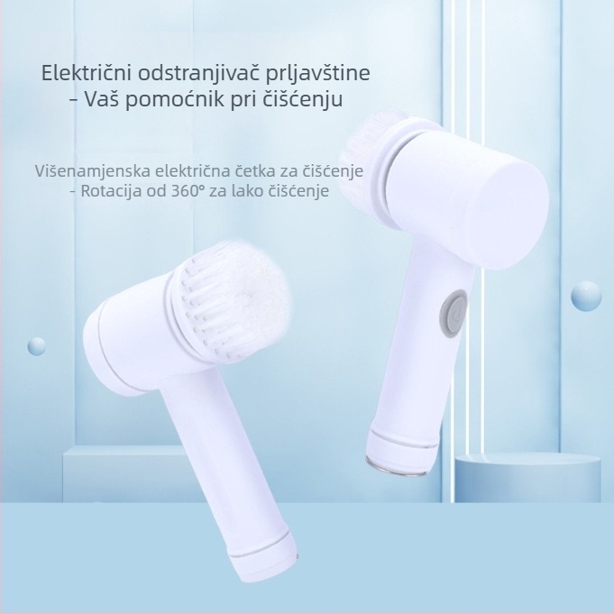 Kuhinjska četka za lonce i posuđe, uklanjanje masnih naslaga, električna četka za lonce