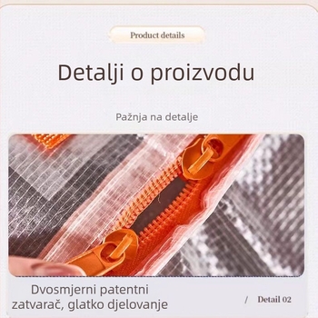 Pacra torba za skladištenje deka i odjeće, velika zapremina, prašno-zaštitna i prozirna za pregled skladištenja, pogodna za zimske i proljetno-jesenske deke i jakne s puhom