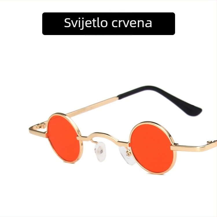 Dječje sunčane naočale, retro okrugli okvir, unisex stil za igru i nastupe