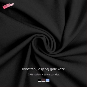 Ženska jakna za jogu s kontrastnim blokovima boja, brzo sušenje, stojeća ovratnik, dugi rukavi, uski kroj, vanjski fitness top