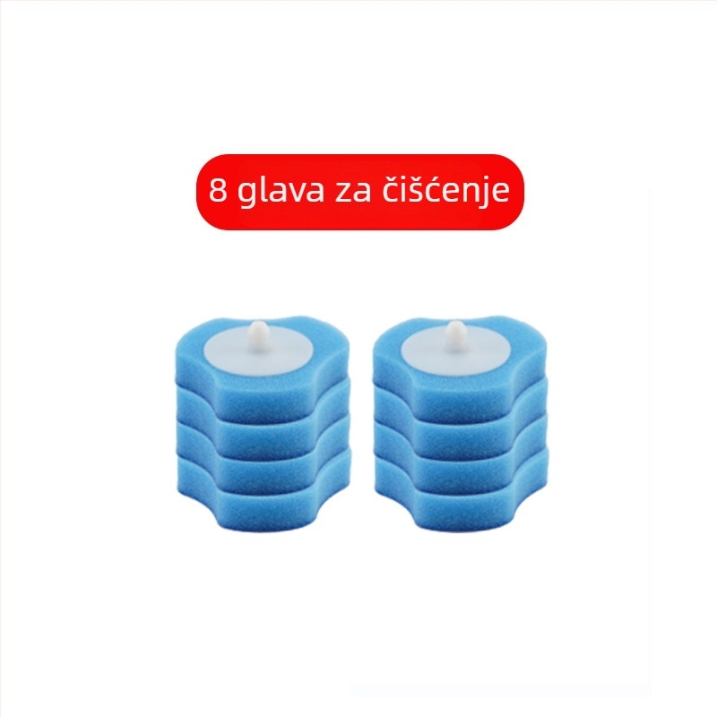 Jednokratna četka za WC s dugom drškom i tekućim sredstvom za čišćenje, za kućnu kupaonicu