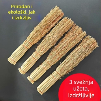 Staromodni ručno rađena četka za posude i lonce, kuhinjski alat za čišćenje
