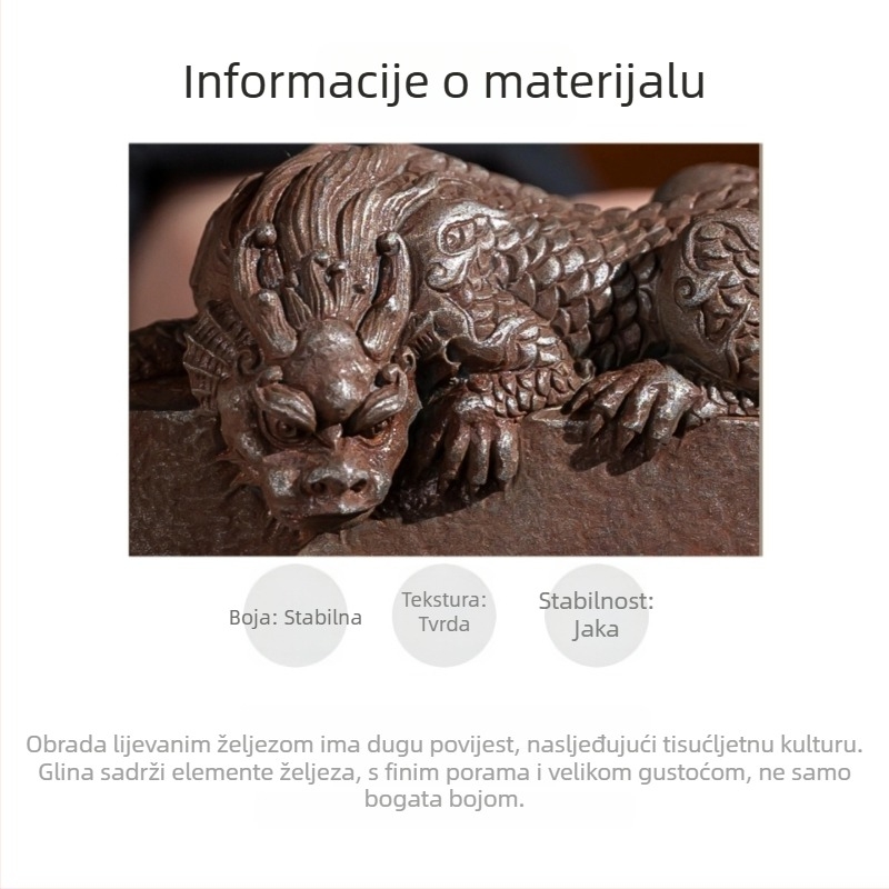 Antički lijevani Pixiu Kirin — stolna ukrasna figura za bogatstvo i prosperitet, retro kineski stil
