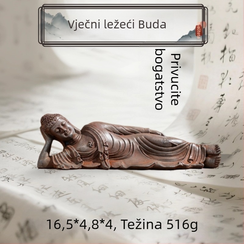 Antički lijevani Pixiu Kirin — stolna ukrasna figura za bogatstvo i prosperitet, retro kineski stil