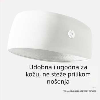 Ženska sportska traka za glavu, upija znoj, pogodno za trčanje, fitness i jogu; elastična široka traka