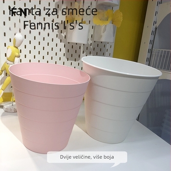 Finnis plastični koš za otpatke, bez poklopca, za kućnu upotrebu, pogodan za ured, dnevni boravak i kupaonicu