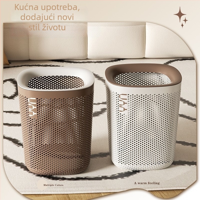 Prilagođeni kućni koš za smeće bez poklopca, velikog kapaciteta, za spavaću sobu, dnevni boravak, kuhinju, kupaonicu i ured