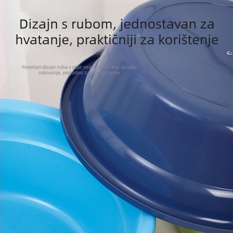 Debljinski plastični sudoper za pranje rublja, lice i povrća te kupanje stopala
