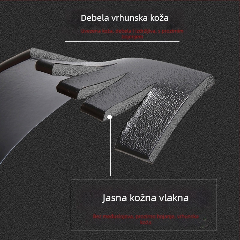Muški pojas od gornjeg sloja kože bikova, prava koža, automatska kopča, perforirani dizajn, širina 3,5/3,8 cm
