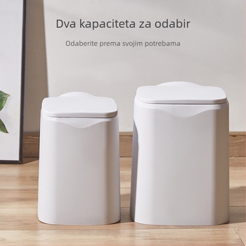 Kantica za smeće u kuhinji s poklopcem, dvostruka komora, 12 L kapaciteta, kućna upotreba, elegantan dizajn