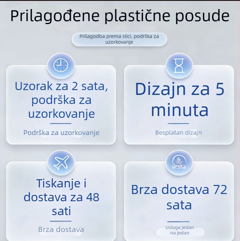 Plastični umivaonik za kućnu upotrebu s prilagodljivim ispisom, debeli i lagani, pogodan za pranje lica i stopala