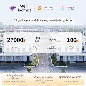 Staklene posude za pohranu s PP poklopcem – visok borosilikatno staklo, kuhinjske posude za žitarice, hermetične, otporne na vlagu i štetnike, 800–1000 ml