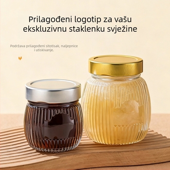 Staklena posuda za kuhanje i skladištenje, otporna na visoke temperature, pogodna za paru, s poklopcem, za med, ptičje gnijezdo i puding