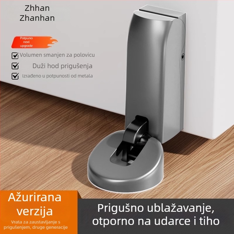 Mini hidraulički amortizer vrata za unutarnja drvena vrata, podno postavljanje, ublažavanje udara