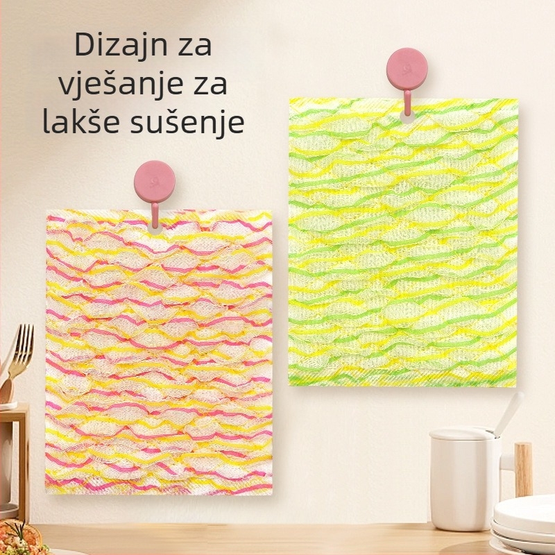 Moonlight mikrofiber krpa za suđe s prugastim uzorkom, kuhinja