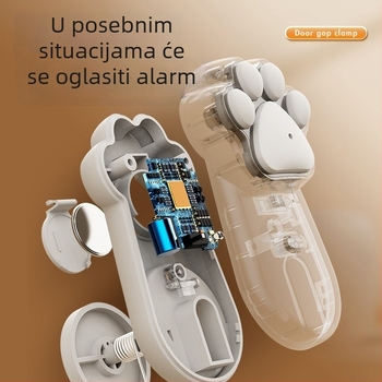 Sigurnosni držač vrata za bebe protiv stiska, klips vrata i blokator praznine vrata