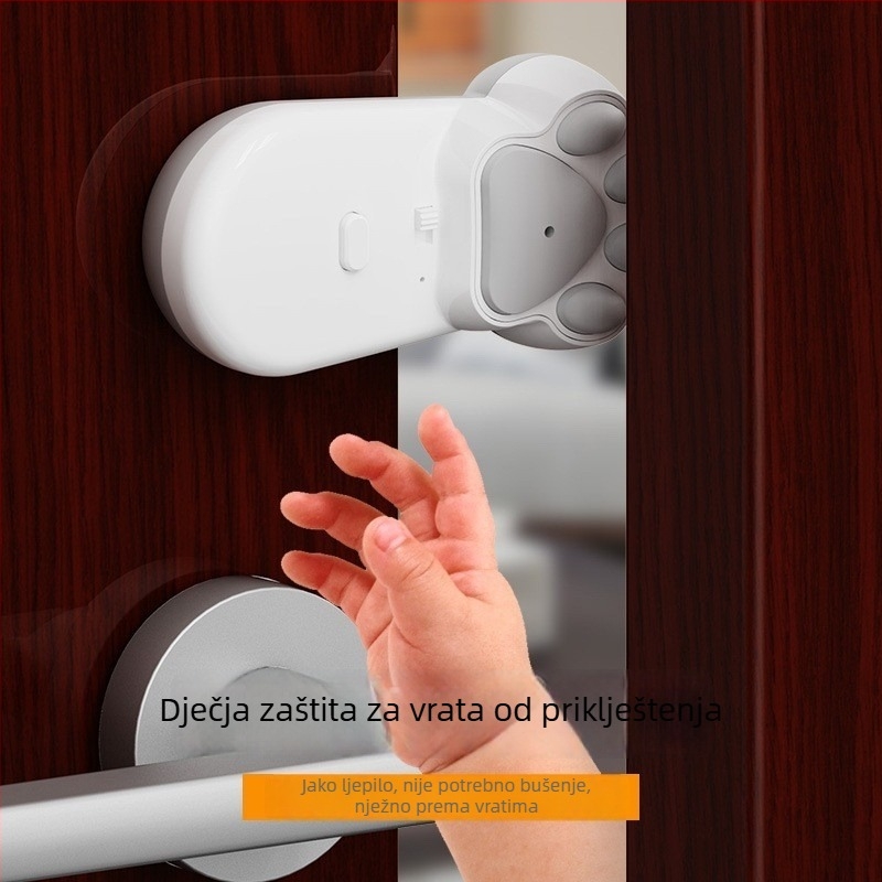 Sigurnosni držač vrata za bebe protiv stiska, klips vrata i blokator praznine vrata