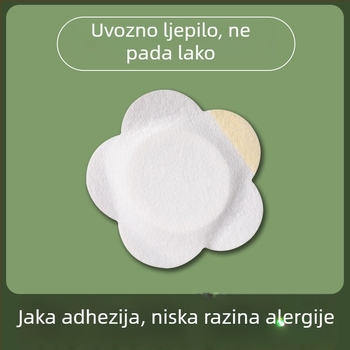 Spunlace patch za pupak s motivom cvijeta šljive – netkani medicinski dišući flaster