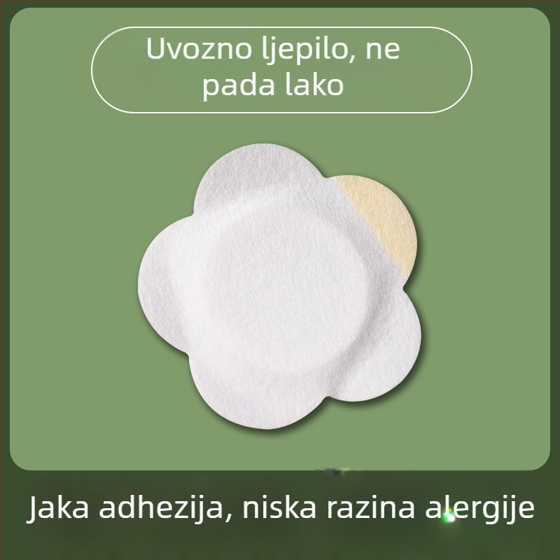 Spunlace patch za pupak s motivom cvijeta šljive – netkani medicinski dišući flaster