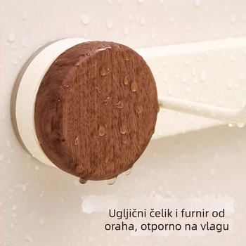 Zidni držač kuhinjske papirne role, bez bušenja, višenamjenski sustav za foliju i vrećice