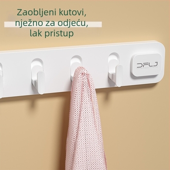 Zidni vješak bez bušenja – snažan vješak za odjeću uz prostor za kapu i ključeve