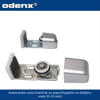 Automatska klizna vrata sa senzorom za staklena vrata; sustav za staklena, drvena i nehrđajuća vrata; fiksni donji kotačić i vodilica kotača