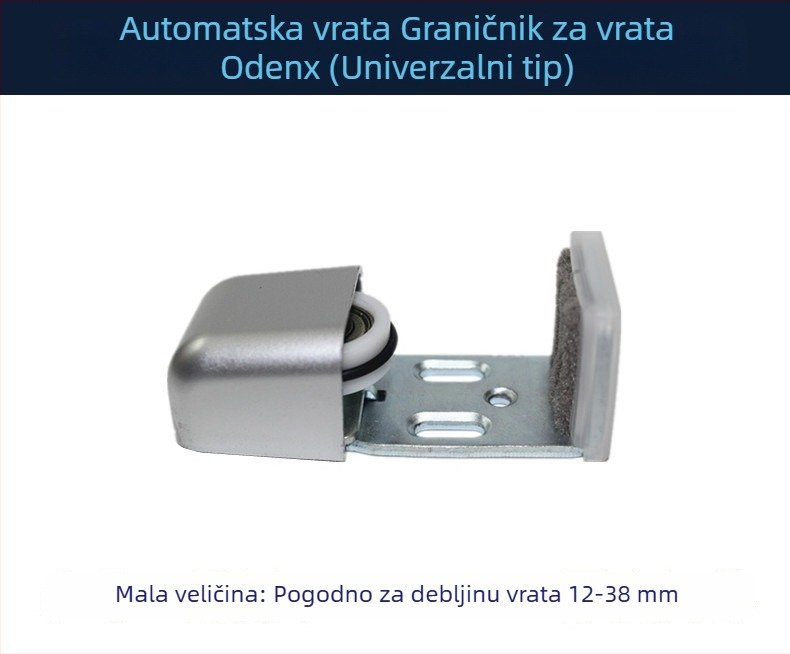 Automatska klizna vrata sa senzorom za staklena vrata; sustav za staklena, drvena i nehrđajuća vrata; fiksni donji kotačić i vodilica kotača