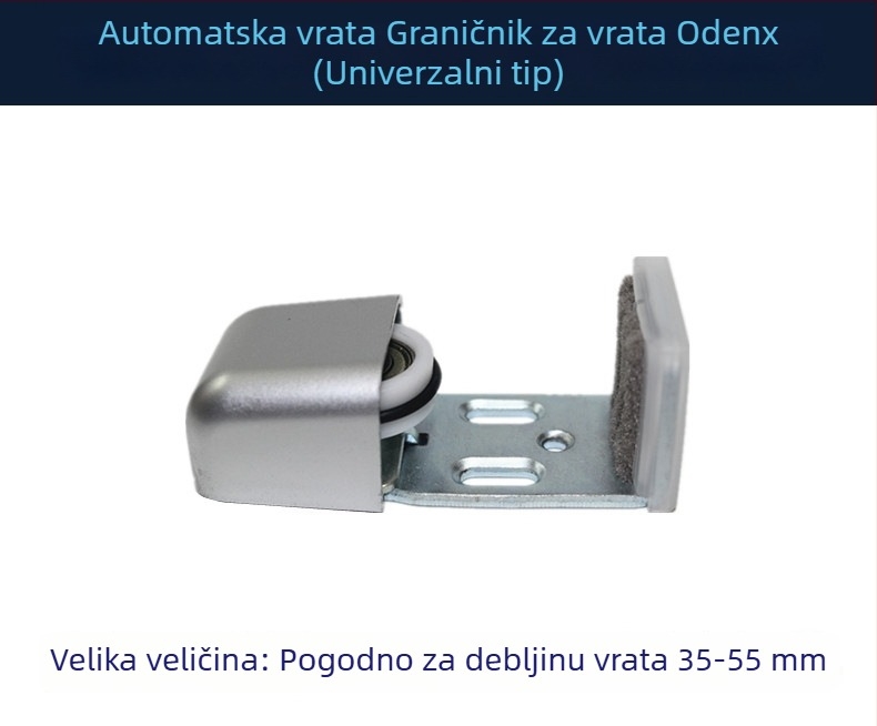 Automatska klizna vrata sa senzorom za staklena vrata; sustav za staklena, drvena i nehrđajuća vrata; fiksni donji kotačić i vodilica kotača