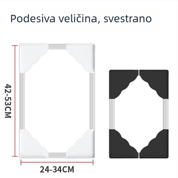 Proširivi, prilagodljivi stalak za kućno računalo s kotačićima — mobilni skladišni stalak za dom i ured
