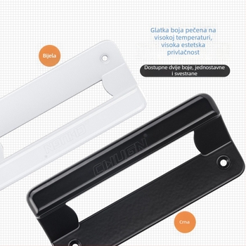 Top Valley ručica od termički odvojenog aluminija za vrata i prozore – cinkov spoj, za klizna vrata i prozore, model LS Spring Light
