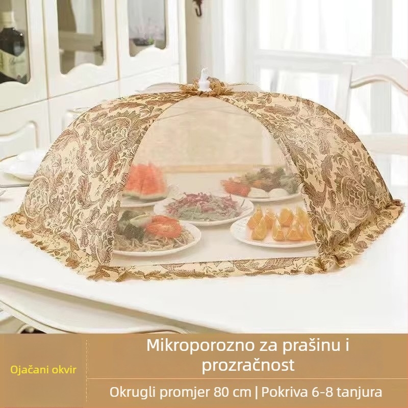 Langcheng Sklopivi pokrivalo za hranu za stol, zaštita od muha, prašine i komaraca