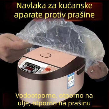 Ekstra velik prozirni zaštitnik prašine za kućanske aparate, univerzalno potpuno pokriće, višefunkcionalno