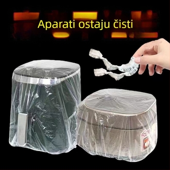 Ekstra velik prozirni zaštitnik prašine za kućanske aparate, univerzalno potpuno pokriće, višefunkcionalno