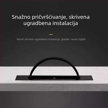 Tatami skrivena ugrađena ručka za pokrov kreveta i ploču kreveta, okretna ručka ormarića sa skrivenim zasunom